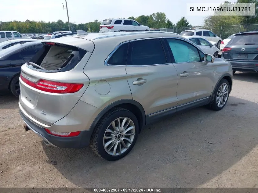 5LMCJ1A96FUJ31781 2015 Lincoln Mkc