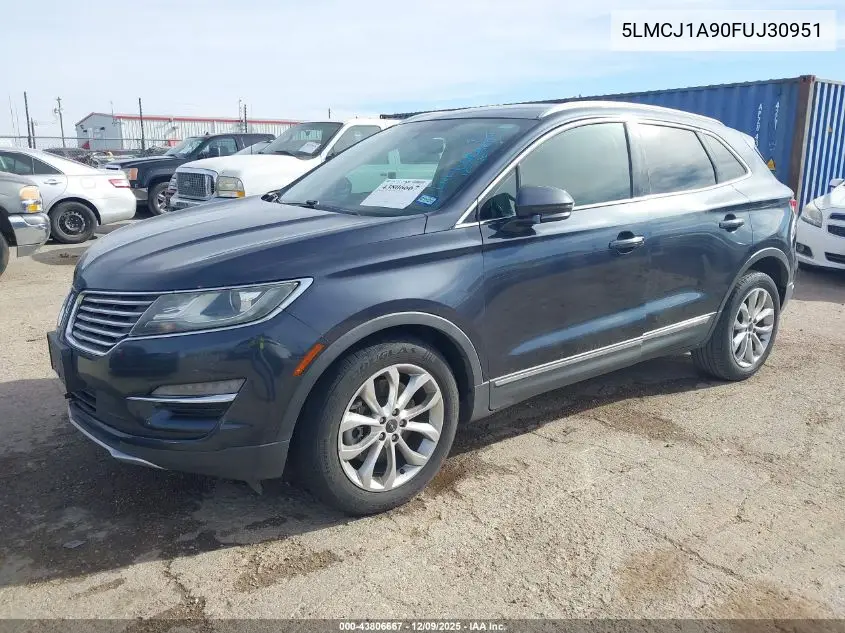 5LMCJ1A90FUJ30951 2015 Lincoln Mkc