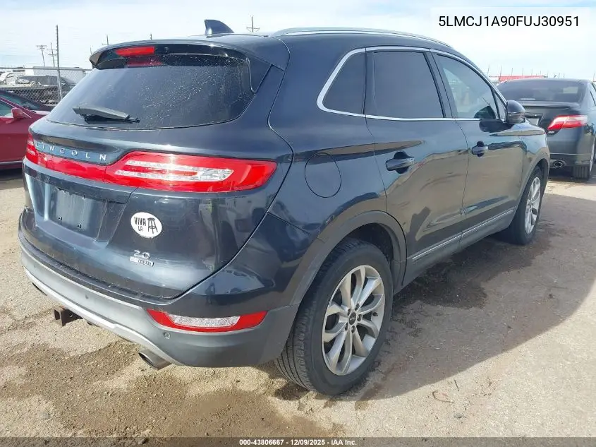 5LMCJ1A90FUJ30951 2015 Lincoln Mkc