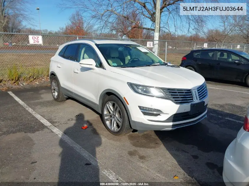 5LMTJ2AH3FUJ03644 2015 Lincoln Mkc