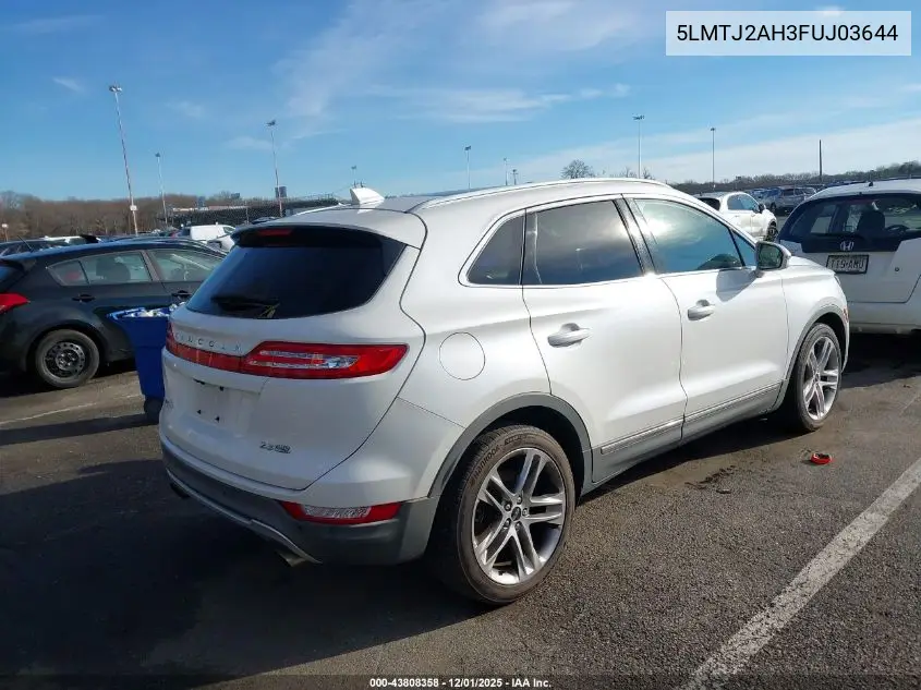 5LMTJ2AH3FUJ03644 2015 Lincoln Mkc
