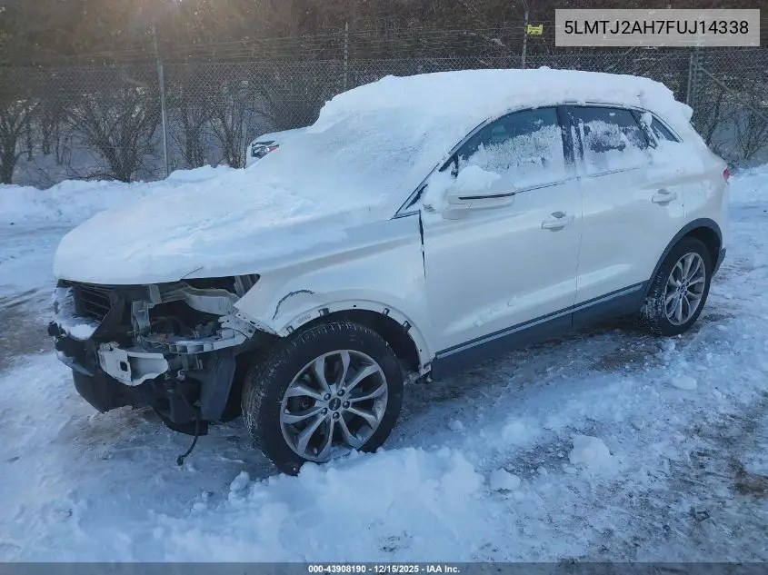 5LMTJ2AH7FUJ14338 2015 Lincoln Mkc