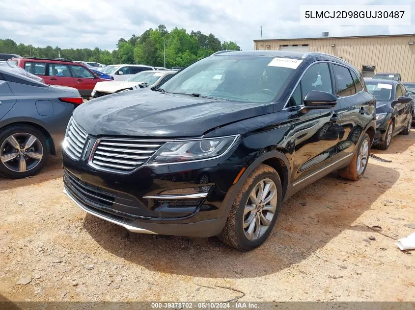 2016 Lincoln Mkc Select VIN: 5LMCJ2D98GUJ30487 Lot: 39378702