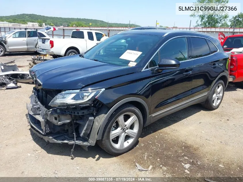 5LMCJ1C99GUJ27366 2016 Lincoln Mkc Premier