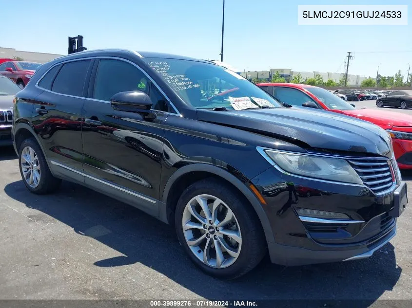 5LMCJ2C91GUJ24533 2016 Lincoln Mkc Select