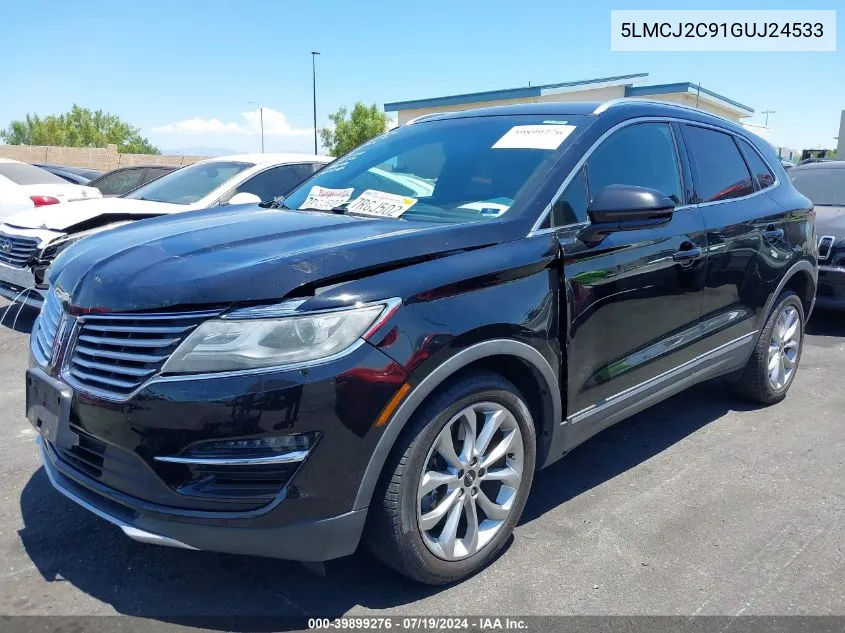 5LMCJ2C91GUJ24533 2016 Lincoln Mkc Select