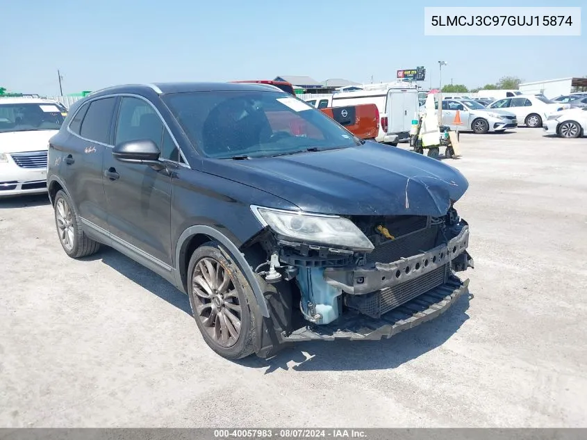 5LMCJ3C97GUJ15874 2016 Lincoln Mkc Reserve