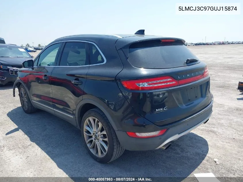 5LMCJ3C97GUJ15874 2016 Lincoln Mkc Reserve