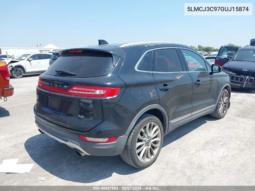 5LMCJ3C97GUJ15874 2016 Lincoln Mkc Reserve