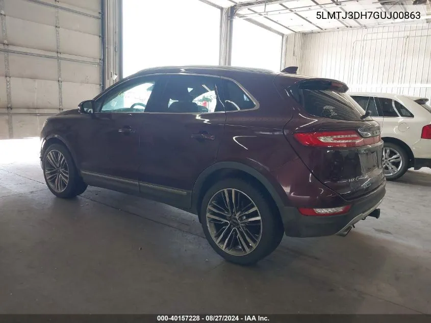 5LMTJ3DH7GUJ00863 2016 Lincoln Mkc Reserve