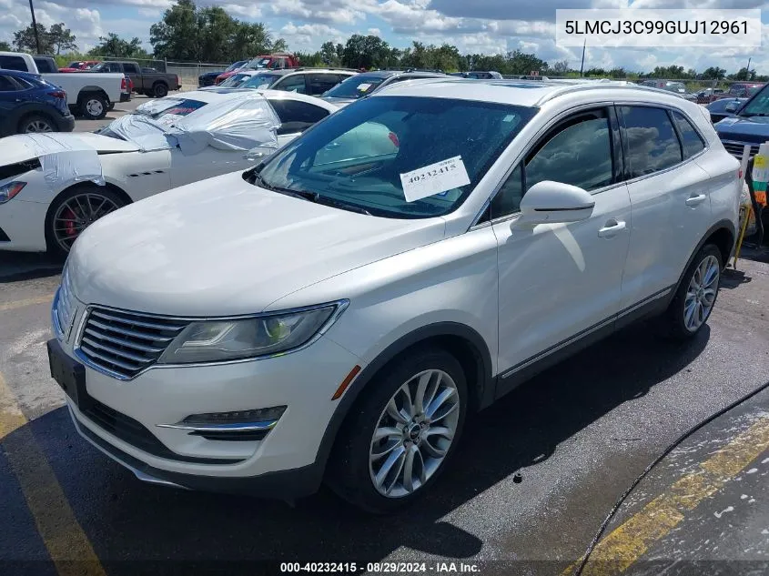 5LMCJ3C99GUJ12961 2016 Lincoln Mkc Reserve