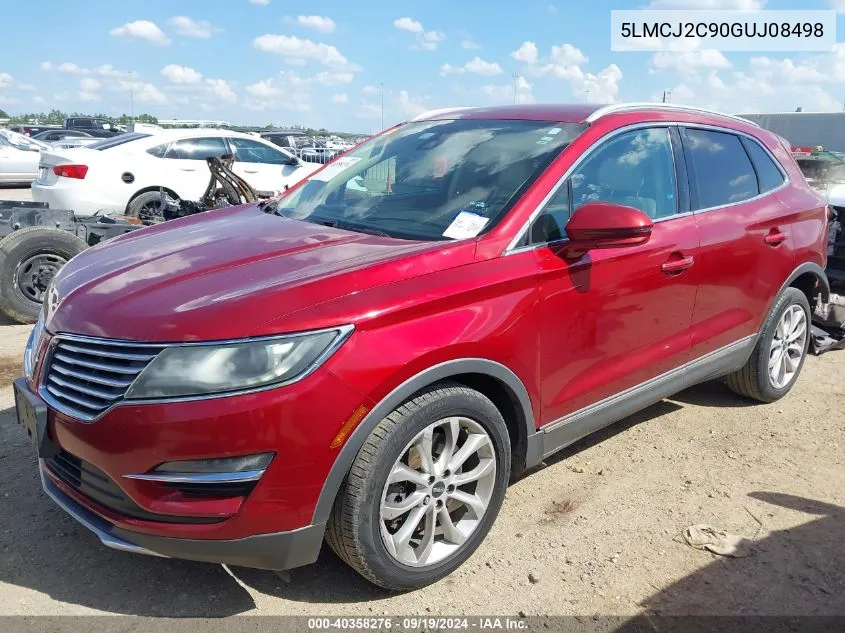 2016 Lincoln Mkc Select VIN: 5LMCJ2C90GUJ08498 Lot: 40358276