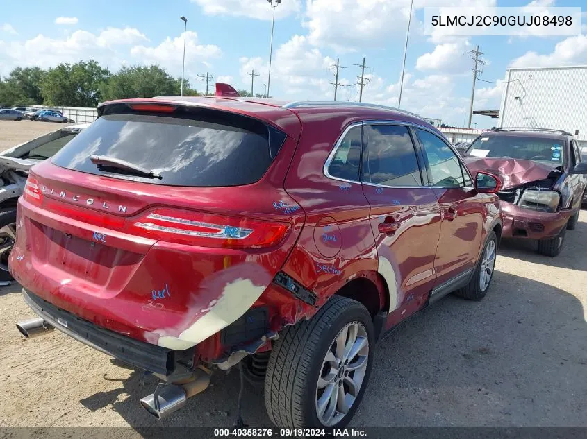 5LMCJ2C90GUJ08498 2016 Lincoln Mkc Select