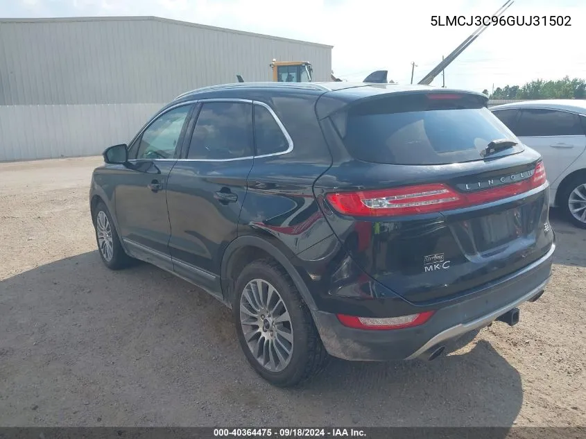 5LMCJ3C96GUJ31502 2016 Lincoln Mkc Reserve