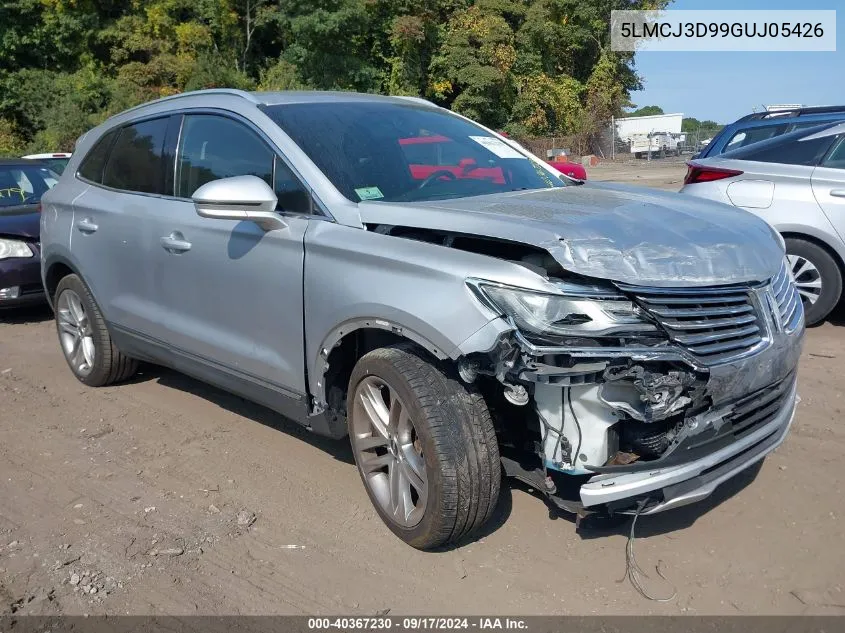 5LMCJ3D99GUJ05426 2016 Lincoln Mkc Reserve