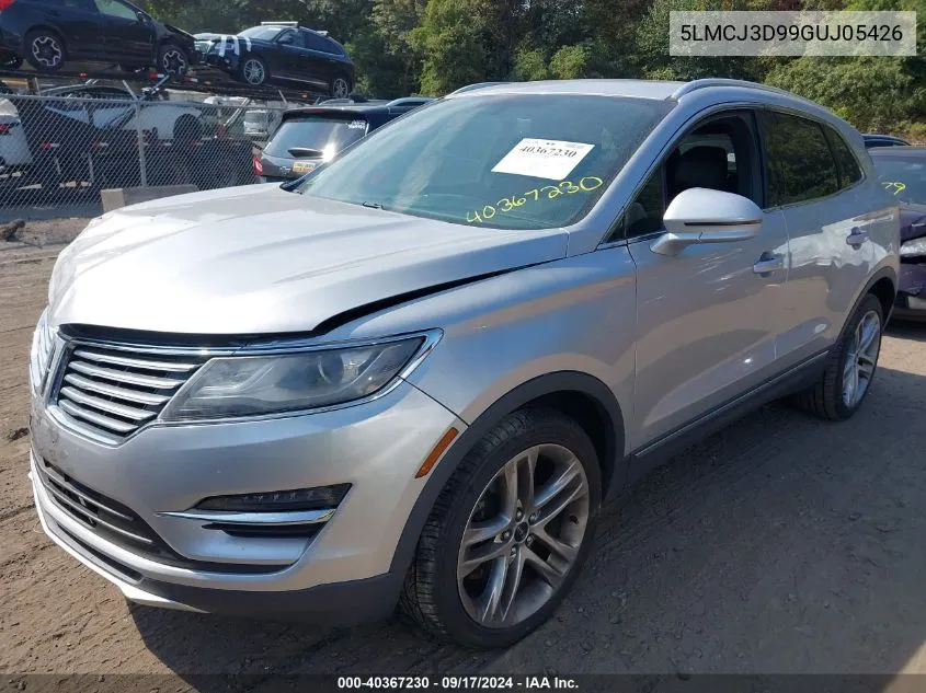 5LMCJ3D99GUJ05426 2016 Lincoln Mkc Reserve