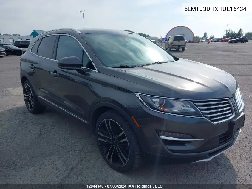 5LMTJ3DHXHUL16434 2017 Lincoln Mkc Reserve