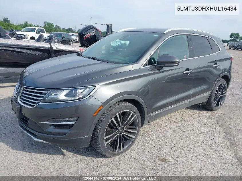 5LMTJ3DHXHUL16434 2017 Lincoln Mkc Reserve