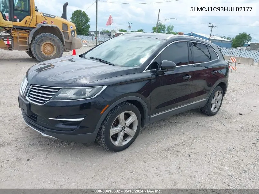 2017 Lincoln Mkc Premier VIN: 5LMCJ1C93HUL02177 Lot: 39415692