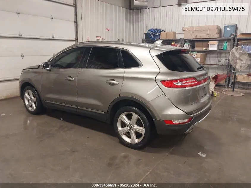 5LMCJ1D97HUL69475 2017 Lincoln Mkc Premiere