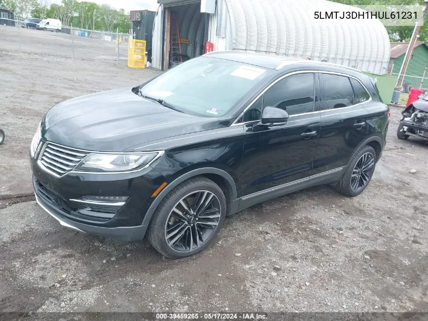 2017 Lincoln Mkc Reserve VIN: 5LMTJ3DH1HUL61231 Lot: 39459265