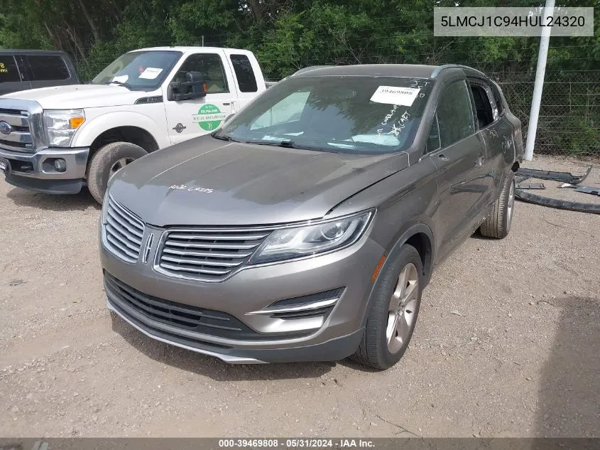 5LMCJ1C94HUL24320 2017 Lincoln Mkc Premiere