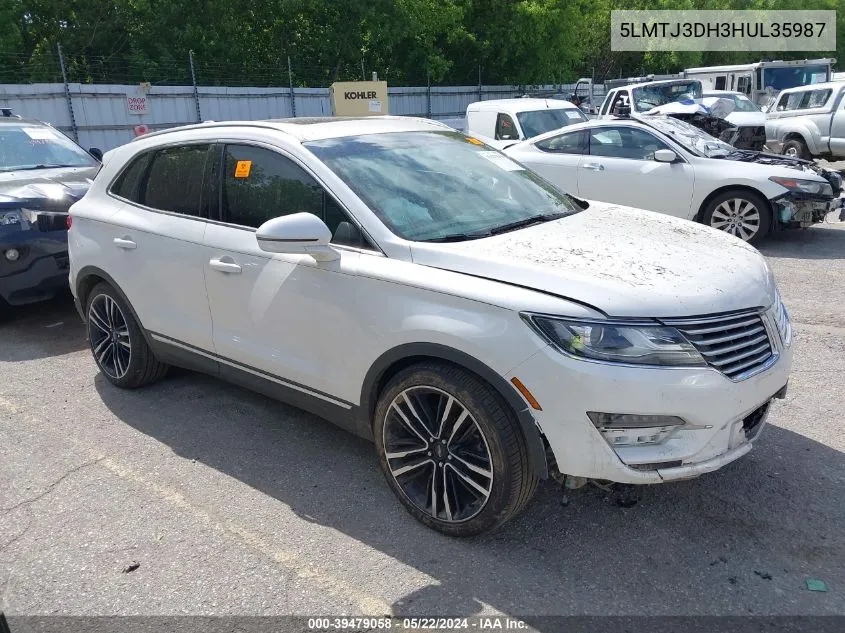 5LMTJ3DH3HUL35987 2017 Lincoln Mkc Reserve