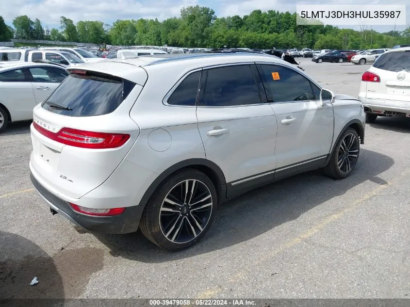 5LMTJ3DH3HUL35987 2017 Lincoln Mkc Reserve