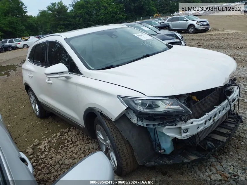 5LMCJ3D98HUL12522 2017 Lincoln Mkc Reserve