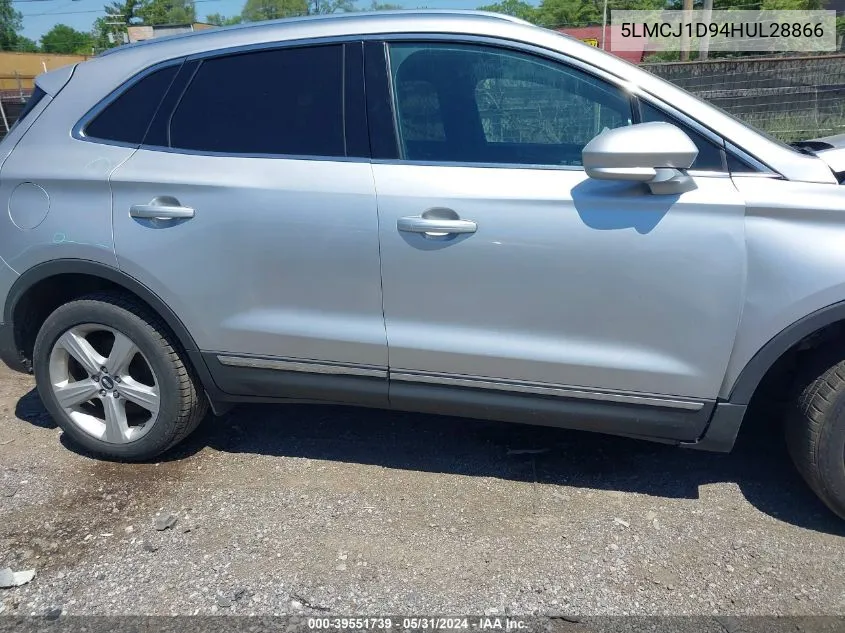 5LMCJ1D94HUL28866 2017 Lincoln Mkc Premiere