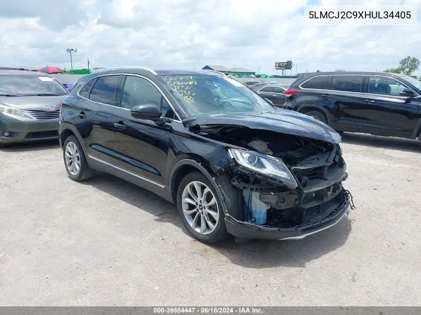 5LMCJ2C9XHUL34405 2017 Lincoln Mkc Select