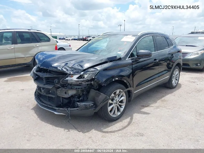 5LMCJ2C9XHUL34405 2017 Lincoln Mkc Select