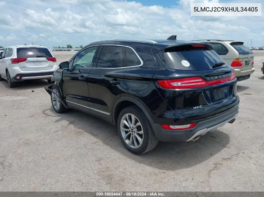 5LMCJ2C9XHUL34405 2017 Lincoln Mkc Select