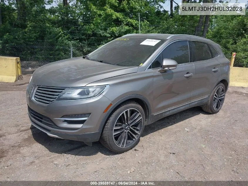 5LMTJ3DH2HUL32028 2017 Lincoln Mkc Reserve