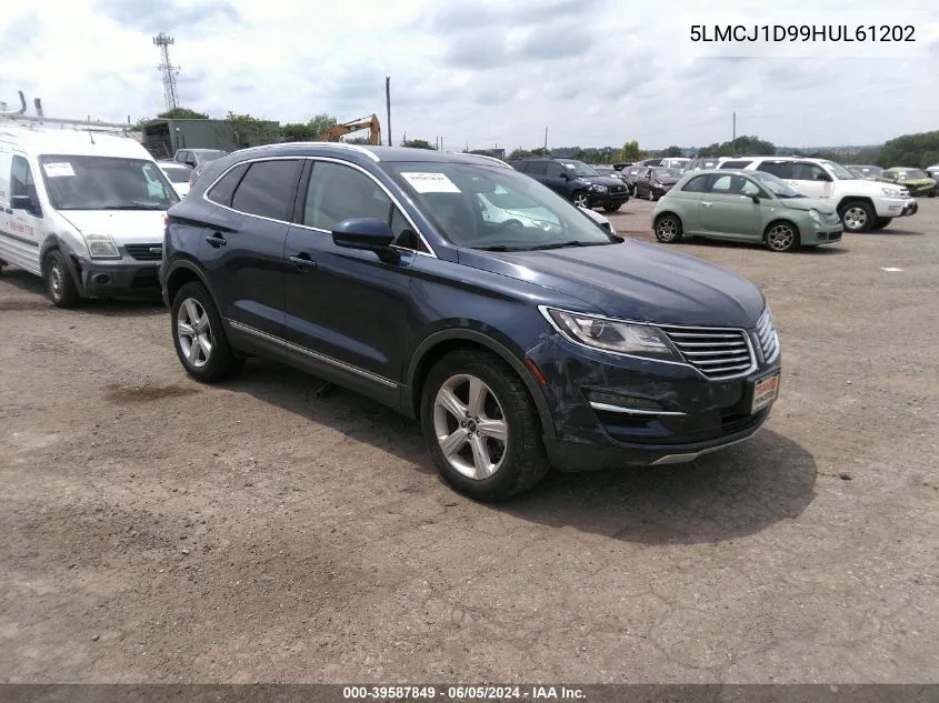 2017 Lincoln Mkc Premiere VIN: 5LMCJ1D99HUL61202 Lot: 39587849