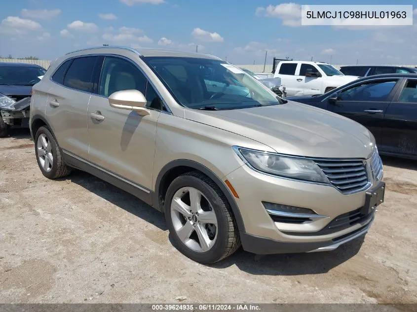 2017 Lincoln Mkc Premiere VIN: 5LMCJ1C98HUL01963 Lot: 39624935