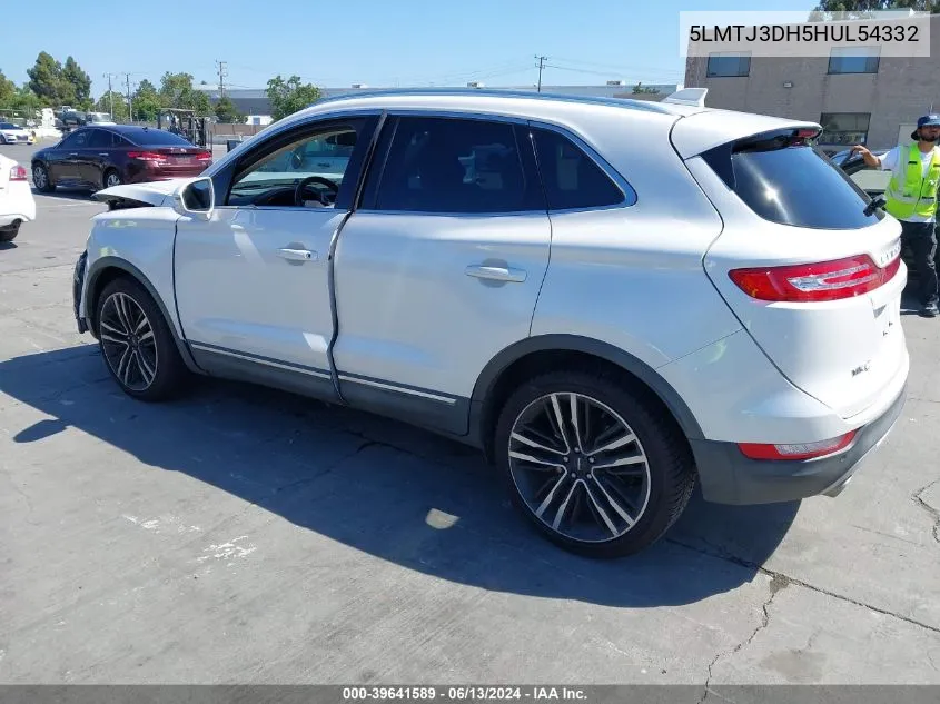 5LMTJ3DH5HUL54332 2017 Lincoln Mkc Reserve