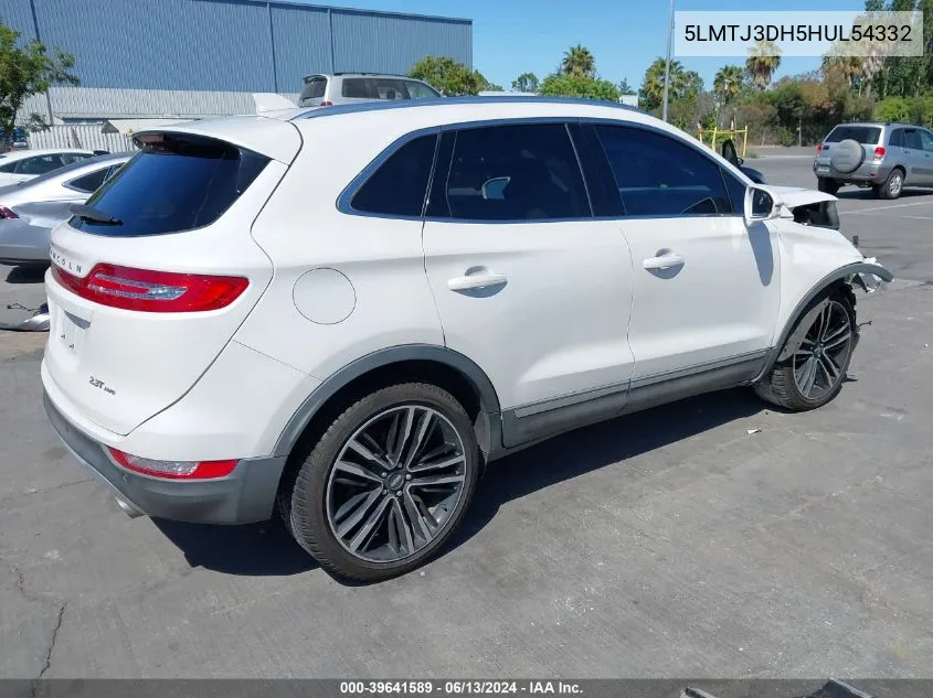 5LMTJ3DH5HUL54332 2017 Lincoln Mkc Reserve