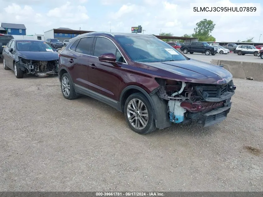 5LMCJ3C95HUL07859 2017 Lincoln Mkc Reserve