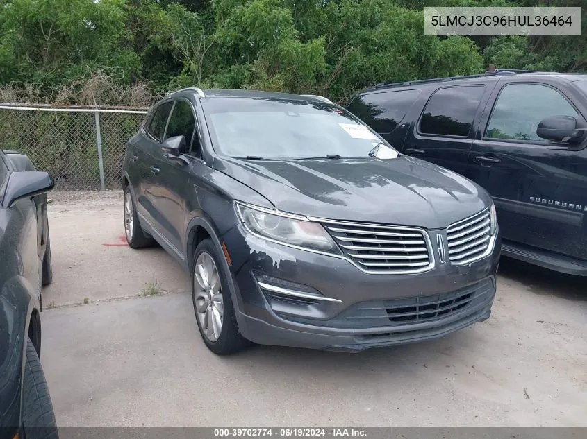 5LMCJ3C96HUL36464 2017 Lincoln Mkc Reserve