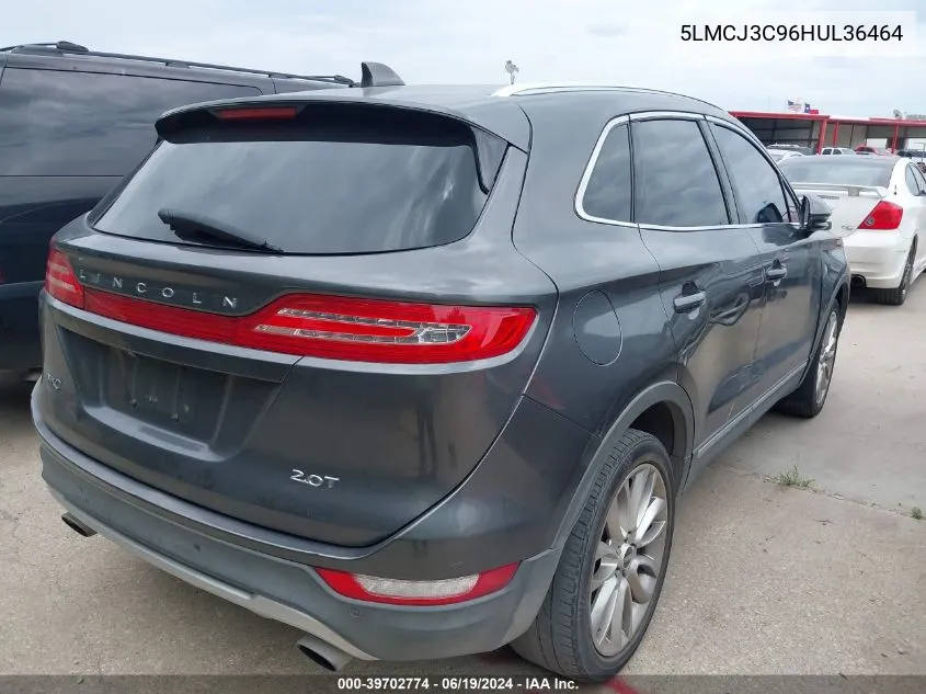 5LMCJ3C96HUL36464 2017 Lincoln Mkc Reserve