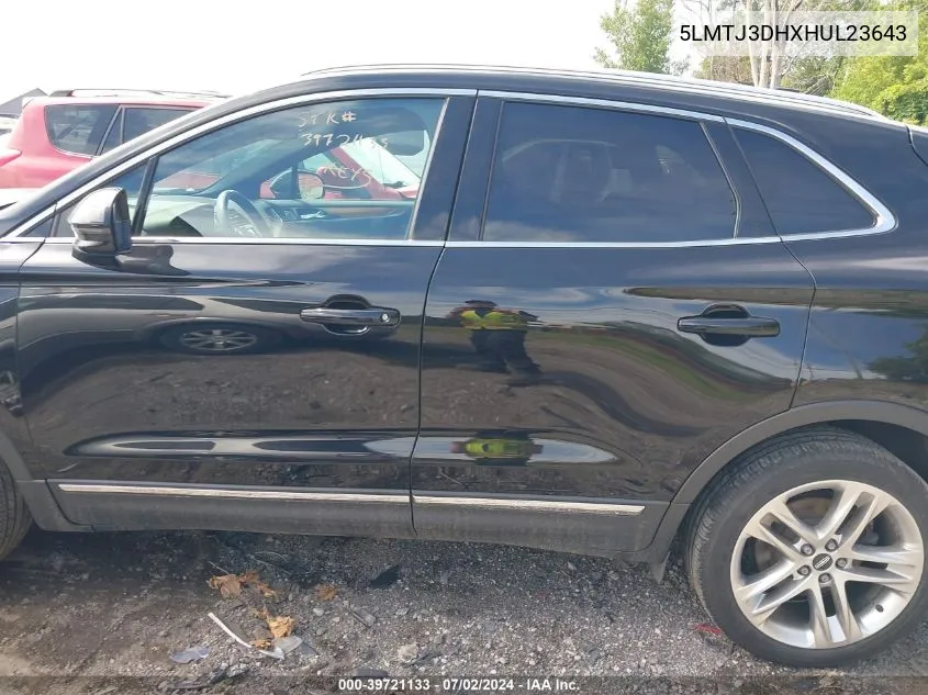 5LMTJ3DHXHUL23643 2017 Lincoln Mkc Reserve