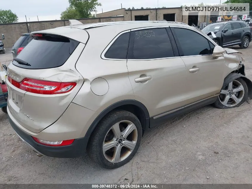 5LMCJ1D97HUL54684 2017 Lincoln Mkc Premiere