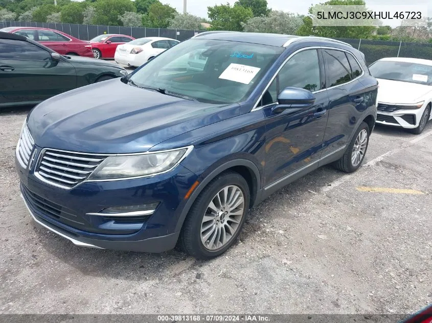 5LMCJ3C9XHUL46723 2017 Lincoln Mkc Reserve