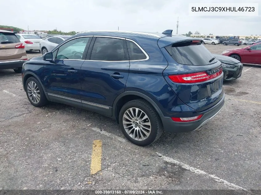 5LMCJ3C9XHUL46723 2017 Lincoln Mkc Reserve