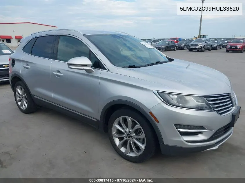 5LMCJ2C99HUL33620 2017 Lincoln Mkc Select