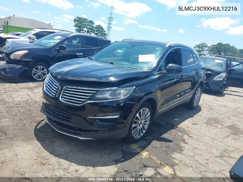 2017 Lincoln Mkc Reserve VIN: 5LMCJ3C9XHUL12216 Lot: 39845714