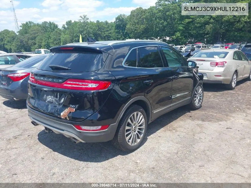 5LMCJ3C9XHUL12216 2017 Lincoln Mkc Reserve