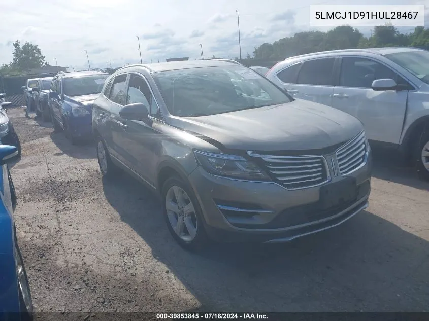 2017 Lincoln Mkc Premier VIN: 5LMCJ1D91HUL28467 Lot: 39853845