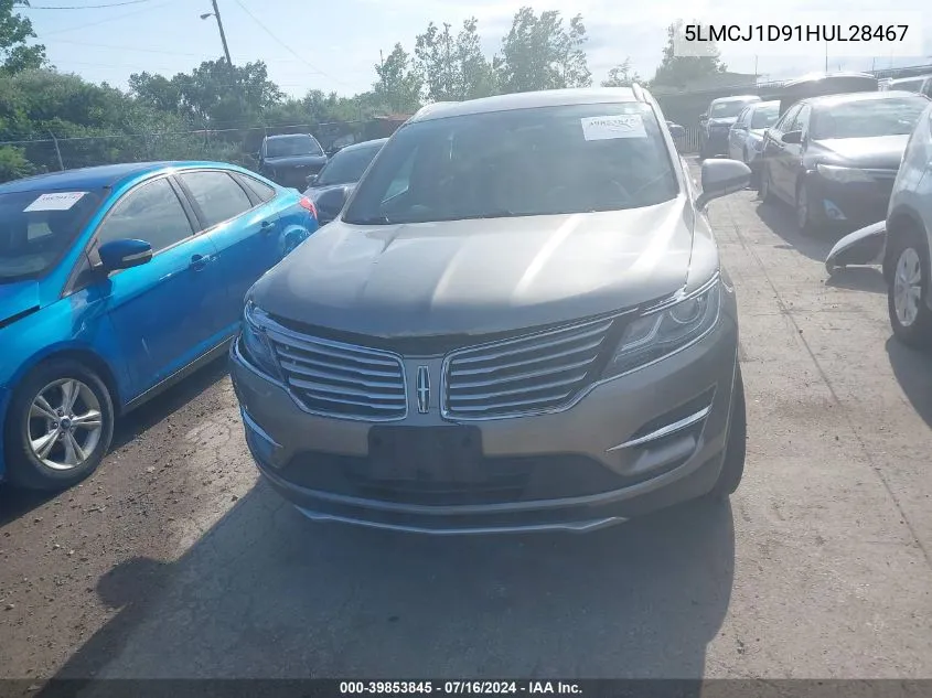 5LMCJ1D91HUL28467 2017 Lincoln Mkc Premier